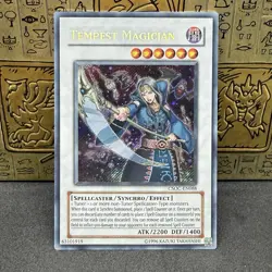 Yugioh Tempest Magician CSOC-EN088 Secret Rare NM - Image 1
