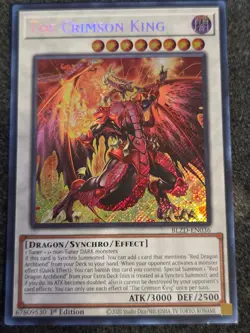 MP Yugioh! The Crimson King - BLZD-EN036 - Secret Rare - 1st Edition - Image 1