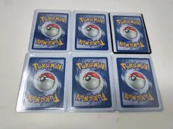 1st Edition Team Rocket Lot - 6x LP Pokemon Cards - Image 2