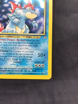 Pokemon Cards: Neo Genesis 1st Edition Rare Holo: Feraligatr 4/111 - Image 5