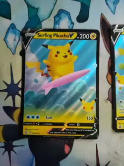 Pokemon Card Bundle - 2 Pikachu V Cards - Image 3