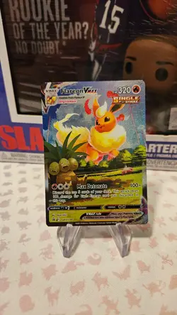 2021 Flareon VMAX SWSH180 Black Star Promo Full Art Pokemon Card - Image 1