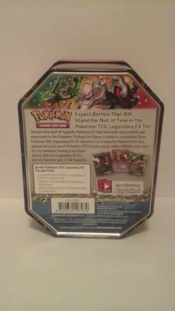 Pokemon TCG Mewtwo EX Legendary Collector's Tin with Mewtwo EX Promo Card 2012 - Image 3