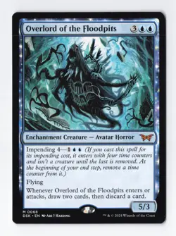 Overlord of the Floodpits Regular Mythic Duskmourn Magic the Gathering Card NM - Image 1