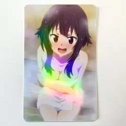 KonoSuba Megumin Sexy Doujin Waifu Girl Anime Art Goddess Card - Image 1