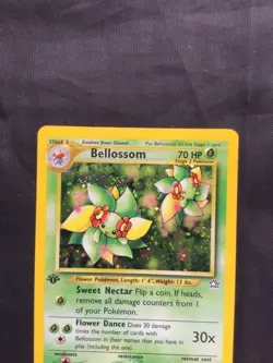 Pokemon Cards: 1st Edition Neo Genesis Rare Holo: Bellossom 3/111: - Image 2