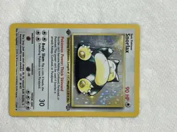 Snorlax 11/64 1st Edition Holo Rare Jungle Pokemon Card TCG - Vintage 1999 - Image 1