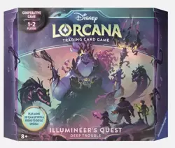 Disney Lorcana Trading Card Game Illumineer’s Quest Deep Trouble New - Image 1