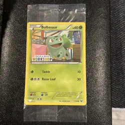 SEALED Build a Bear Pokemon Card Workshop Bulbasaur Promo Trading 1/108 NEW - Image 1