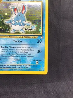 Pokemon Cards: Neo Genesis 1st Edition Rare Holo: Azumarill 2/111 - Image 5