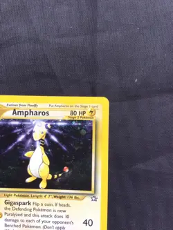 Pokemon Cards: Neo Genesis 1st Edition Rare Holo: Ampharos 1/111 - Image 4