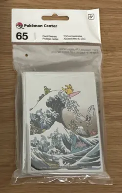 Great Wave Pikachu & Friends Card Sleeves (65 Sleeves) - Pokemon TCG - Image 1