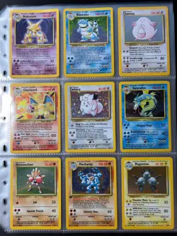 100% Complete Base Set 102/102 Vintage Master Pokemon Cards HOLO 1999 Charizard - Image 2