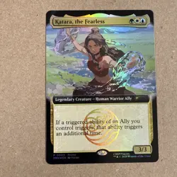 Magic The Gathering Avatar Katara The Fearless Promo Card SDCC Exclusive - Image 1