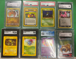 Lot Of 8 PSA CGC SGC Graded Pokemon Cards JAPANESE ENG VINTAGE HOLO LOT #66 - Image 1