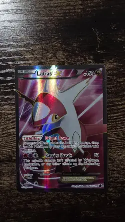 MINT Pokemon Latias-EX TCG Plasma Freeze Holo Card 112/116 Full Art Ultra Rare - Image 1