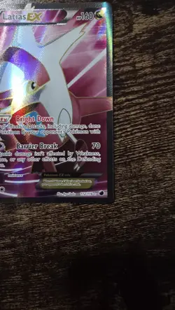 MINT Pokemon Latias-EX TCG Plasma Freeze Holo Card 112/116 Full Art Ultra Rare - Image 5