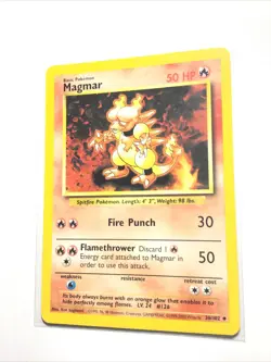 MAGMAR - 36/102 - Base Set - 4th Print - 1999-2000 - Pokemon Card - PL - Image 1