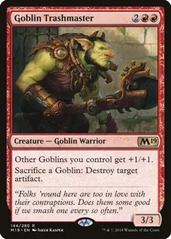 MTG - Goblin Trashmaster - Core Set 2019 - NM - Image 1