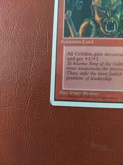Magic the Gathering Goblin King Revised Edition Regular Card LP - Image 5