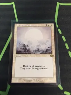 MTG Magic The Gathering Wrath Of God Retro Frame White Board Wipe Commander - Image 1