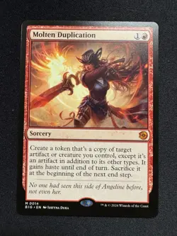 Molten Duplication - NM - Outlaws of Thunder Junction: the Big Score - MtG - Image 1