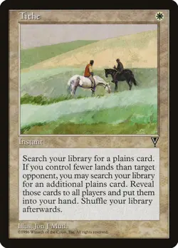 MRM ENGLISH Dime - Tithe NM MTG Magic VIS - Image 1