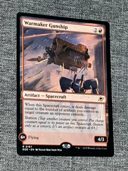 MTG EOE: Warmaker Gunship (Artifact) Edge of Eternities Regular Rare 0167 NM - Image 1
