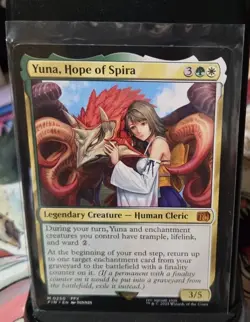 Yuna, Hope Of Spira (Mythic) (Non-Foil) (NM) (MTG) - Image 1