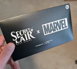 NEW Deadpool RAINBOW FOIL MTG Secret Lair x Marvel Magic SLD Borderless SEALED - Image 1