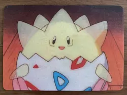 1998 Pokemon Pioneer Viz Video Lenticular Promo - Togepi - PIKA-0021D Rare Card - Image 1