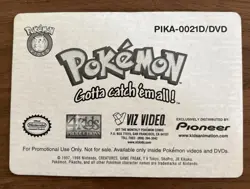 1998 Pokemon Pioneer Viz Video Lenticular Promo - Togepi - PIKA-0021D Rare Card - Image 2