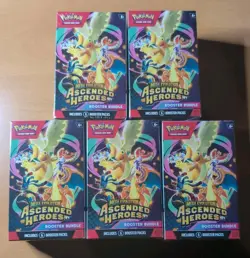 Pokemon TCG Ascended Heroes Booster Bundle LOT OF 5 Factory Sealed - Image 1