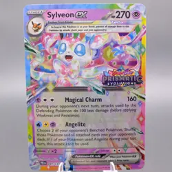 Sylveon ex - (Prismatic Evolutions Stamp) 041/131 Promo s Pokemon TCG NM - Image 1