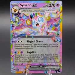 Sylveon ex 086/191 Double Rare SV08: Surging Sparks Pokemon TCG NM - Image 1