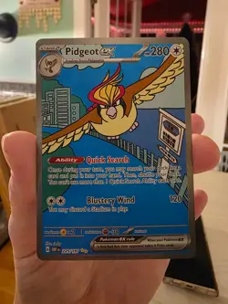 Pokemon TCG Pidgeot ex - 225/197 - SV03: Obsidian Flames NM - Image 1
