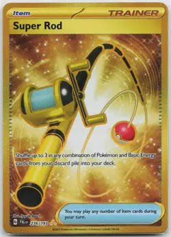 Super Rod Hyper Rare SV02: Paldea Evolved 276/193 Pokemon TCG - Image 1