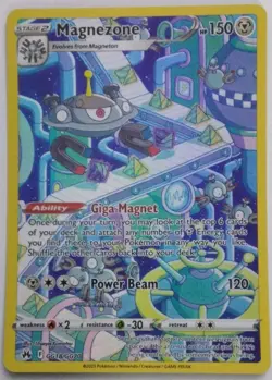 Pokemon TCG Magnezone GG18 Crown Zenith Galarian Gallery Ultra Rare Holo 150 HP… - Image 1