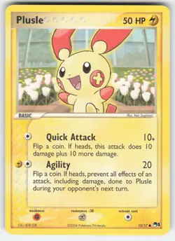 Plusle 13/17 Common POP Series 1 Pokemon Near Mint - Image 1