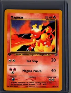 Magmar 40/111 Uncommon Neo Genesis Pokemon 1st Edition - Image 1