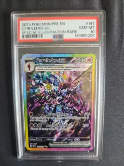 Ceruledge EX PSA 10 Gem Mint - Pokemon: Prismatic Evolutions - Image 1