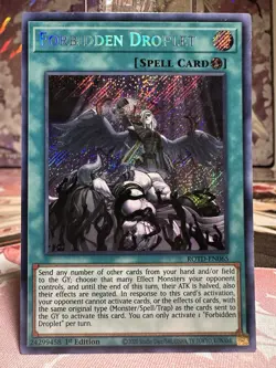 Forbidden Droplet ROTD-EN065 Secret 1st Edition - MINT+ - YuGiOh - Image 1