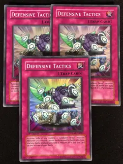 Yugioh Defenseive Tactics GLAS-EN083 1st Super x3 (MP) - Image 1