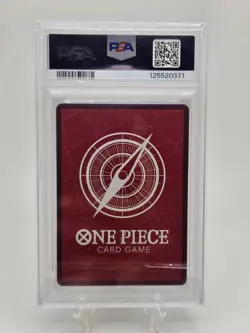 Bandai One Piece CCG Monkey.D.Luffy OP09-061 Emperors Foil Leader PSA 10 - Image 2