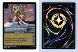 Grand Councilwoman #190/204 Disney Lorcana Winterspell 2026 Rare Foil TCG Card - Image 1
