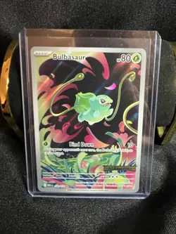 Pokemon Card Bulbasaur 133/132 Illustration Rare Stamped Promo Mega Evolution - Image 1