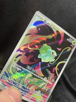 Pokemon Card Bulbasaur 133/132 Illustration Rare Stamped Promo Mega Evolution - Image 4