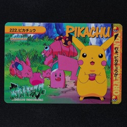 Pokemon Card Pikachu 222 Bandai Carddass 1999 Anime Collection Japanese F3181 - Image 2
