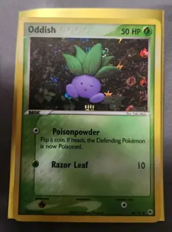 Pokemon TCG EX Hidden Legends Oddish Reverse Holo Card 68/101 LP - Image 3