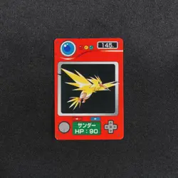 Pokemon Card Zukan Mini Zapdos 145 Nintendo HP90 Japanese Pocket Monster F9386 - Image 2